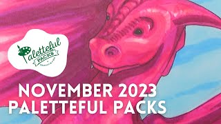 November 2023 Premier Paletteful Packs Unboxing &amp; Demo!