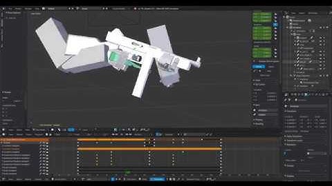 Blender - FPS Run Cycle Animation Timelapse
