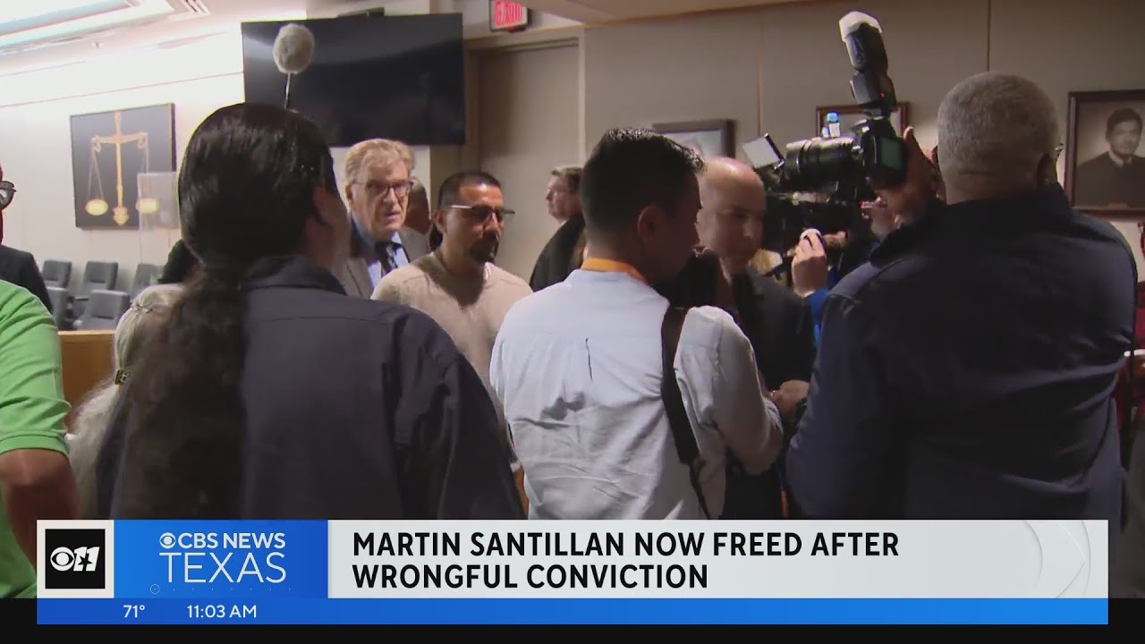 Martin Santillan now free after wrongful conviction