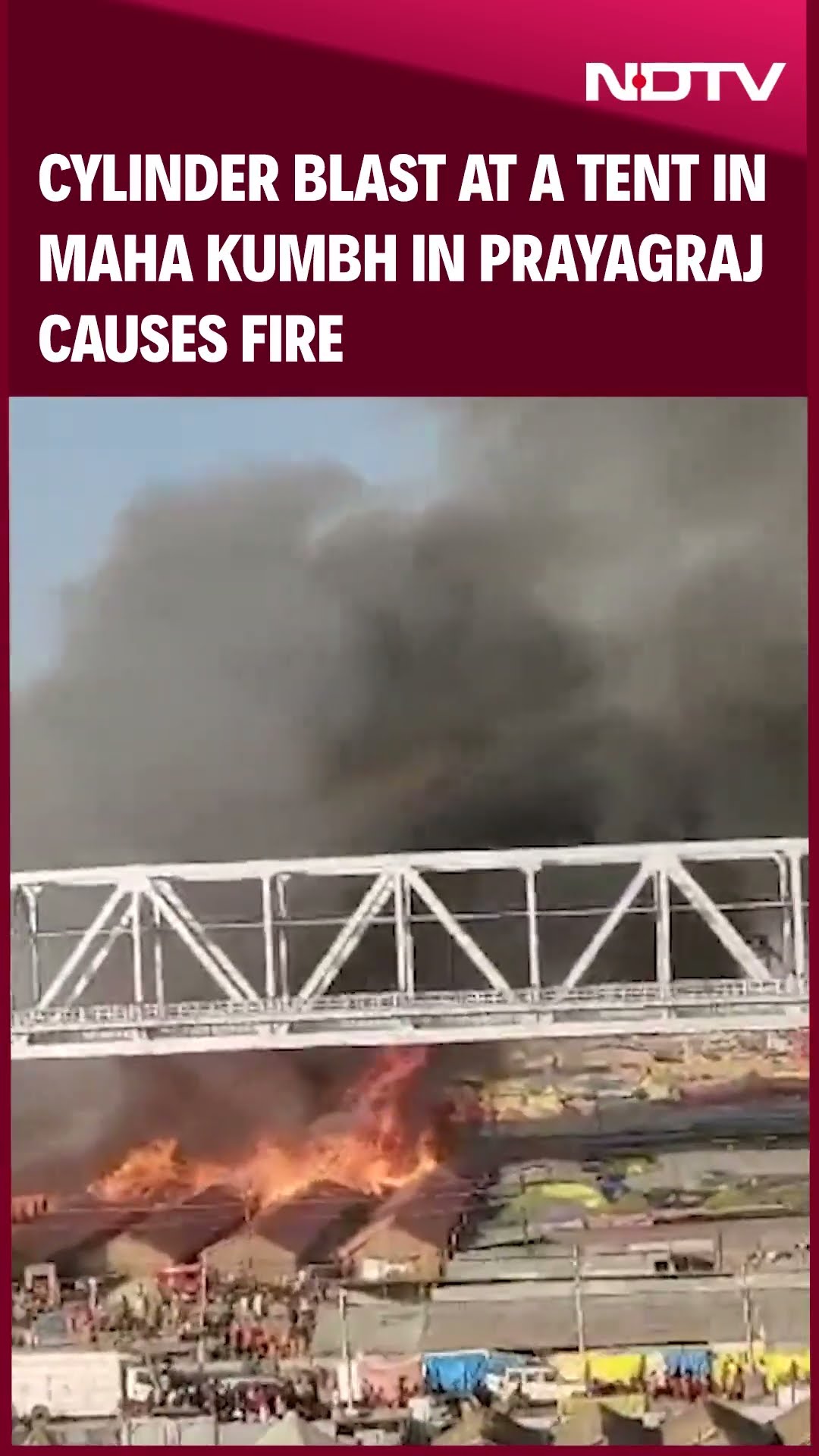 Kumbh Mela News Today | Cylinder Blast At A Tent In Maha Kumbh In Prayagraj Sparks Fire