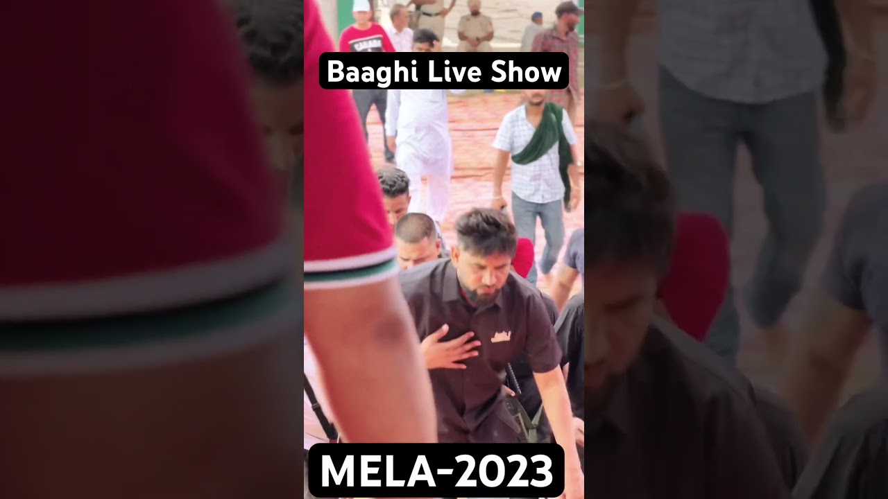 Baaghi live show #mela #sidhumoosewala #viralvideo #youtubeshorts #trendingshorts #shortvideo #song
