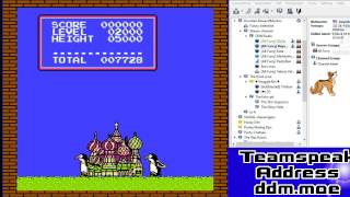 Tetris: Mode B: Level 1 - 8