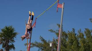 Chloe Timberg 4.48m (15 ft) island record in Keywest 