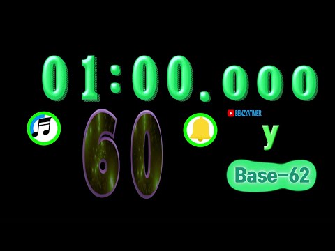 1 minute Timer Alarm 🔔Base62