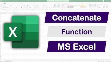 🖥️​ Concatenate Function Explained in Urdu / Hindi | Learn MS Excel with Aatir Academy 2022