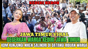 VIRAL MEMANAS‼️KDM KUNJUNGI NIKEN SALINDRI DAN DI GERUDOK RIBUAN WARGA JATIM,.!! INI YANG TERJADI...