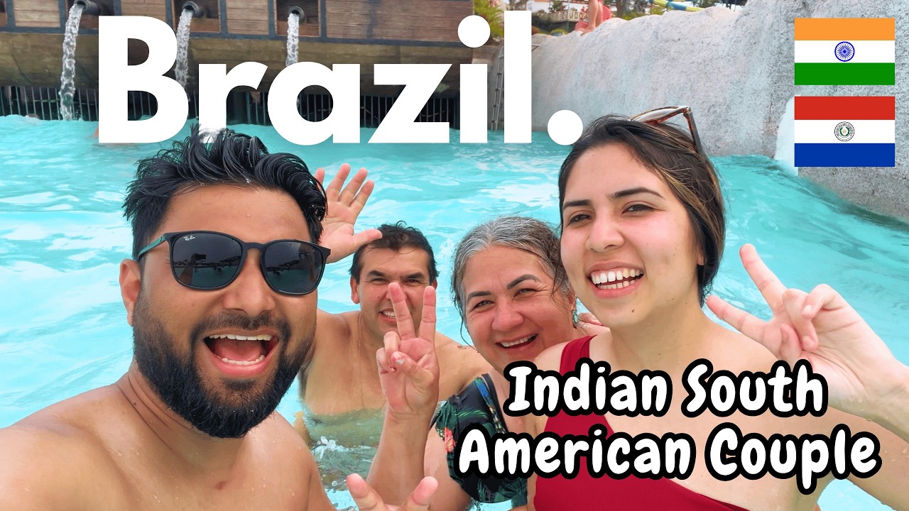 Мой муж-индиец снова стал ребёнком 😍💦 Видеоблог из аквапарка в Бразилии 🇧🇷