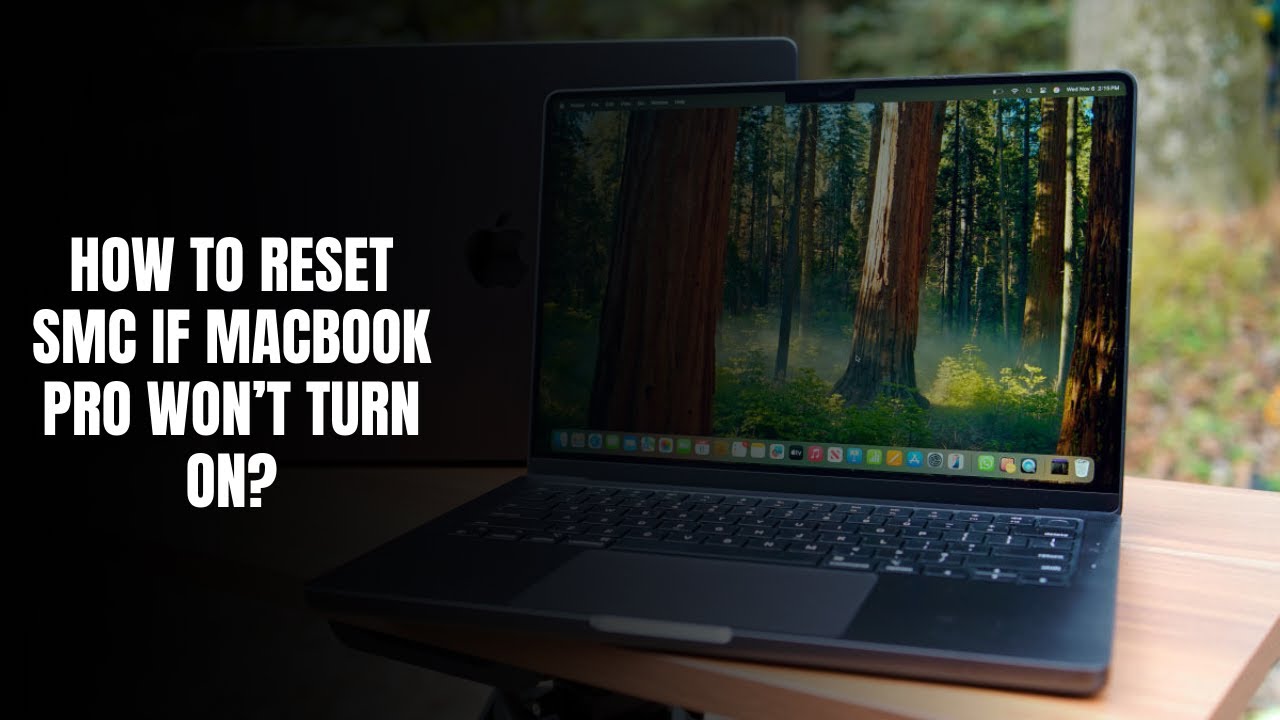 How to reset SMC if MacBook Pro won’t turn on? - YouTube