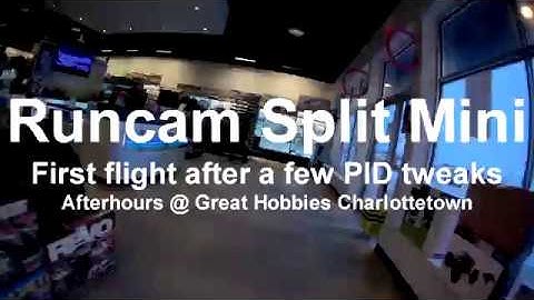 Runcam Split Mini First Test! [135g all up!]