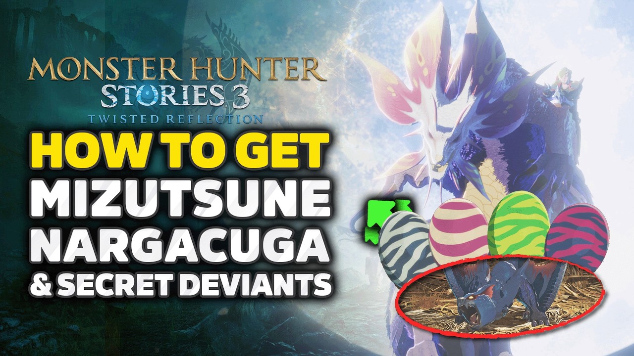 Monster Hunter Stories 3 Hidden Monsters Guide - Nargacuga, Mizutsune & Secret Deviants