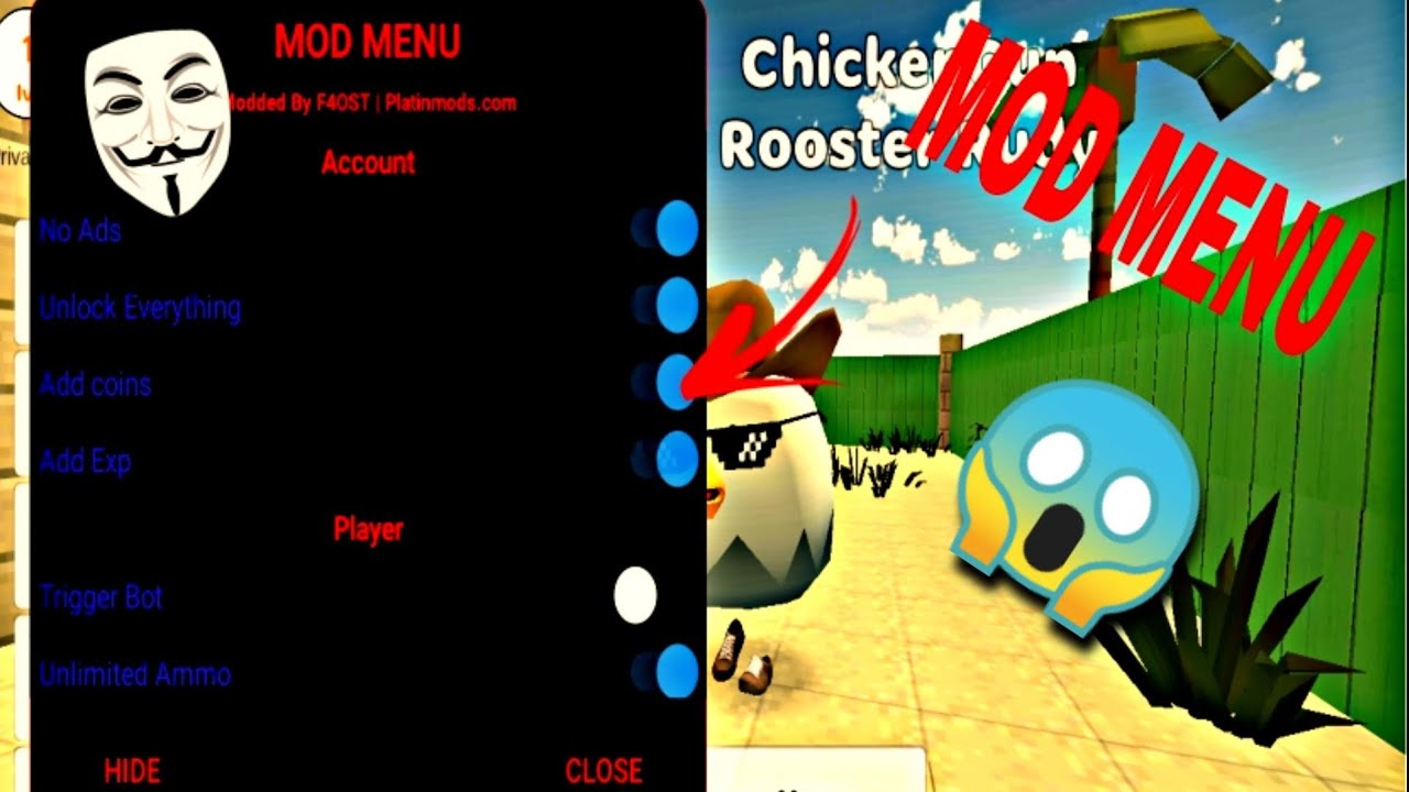 chicken gun mod lary hacker 2.8.06 And the way to bring siren head The  colorful killer chicken 🐓📜🔥 