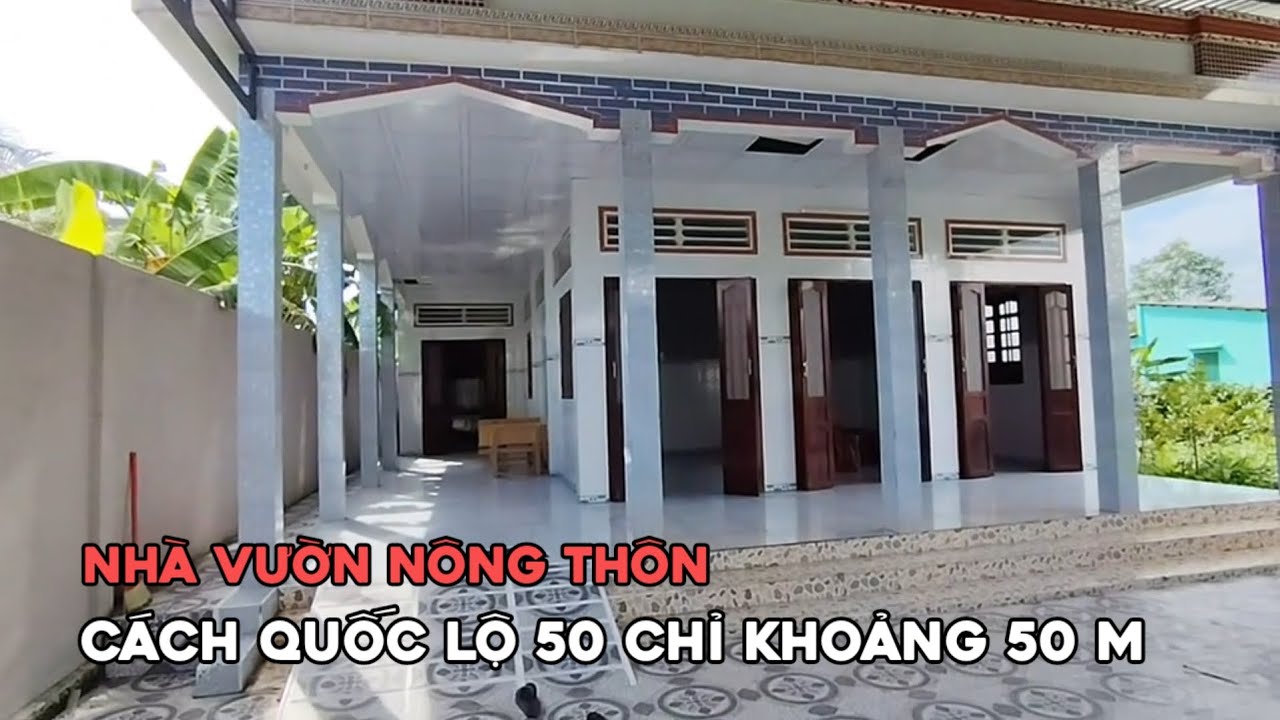 Ms 0979 Nhà vườn cách QL50 khoảng 50 và cách chợ Thạnh Lạc Đông chỉ 150 m