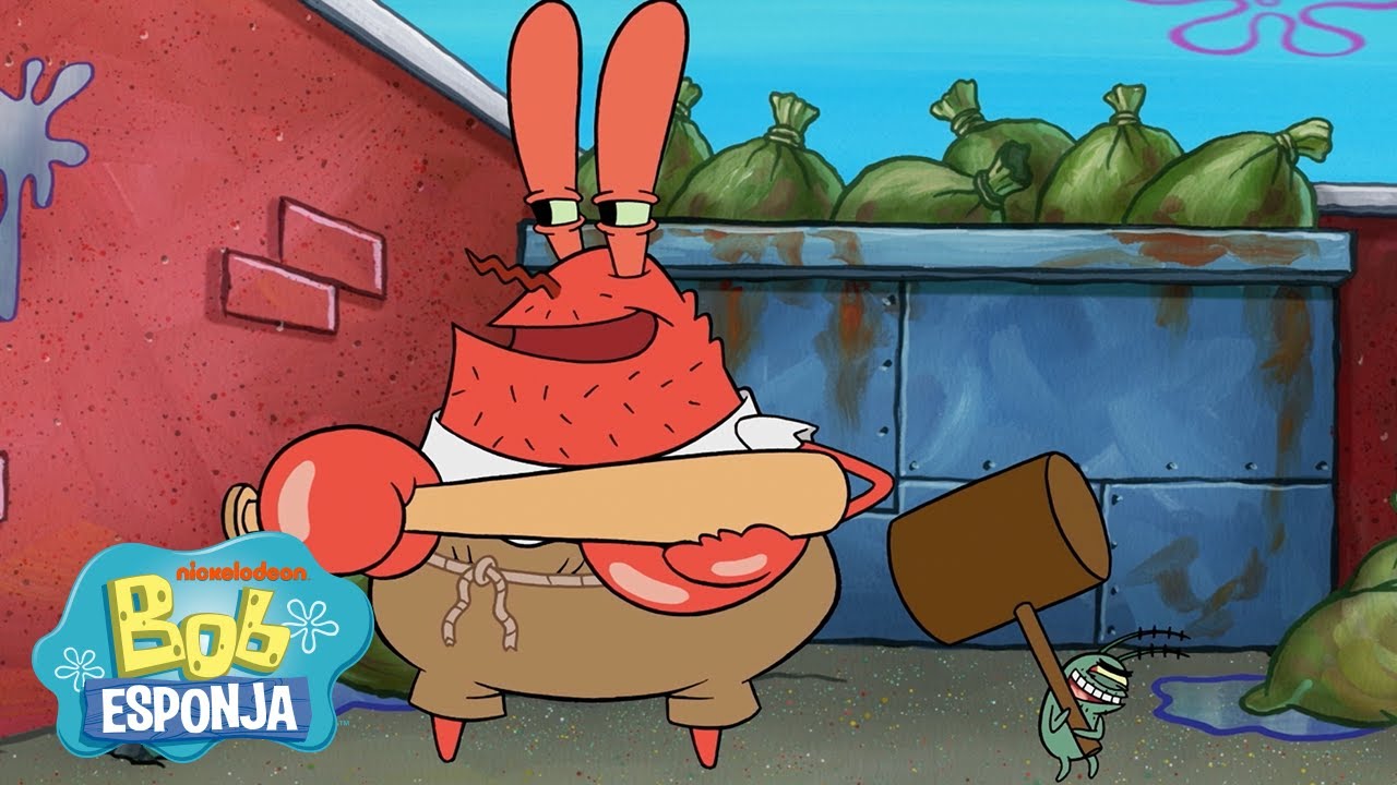 Bob Esponja | Sr. Siriguejo e Plankton SE TRANSFORMAM Um no Outro 🤯 | Bob Esponja em Português
