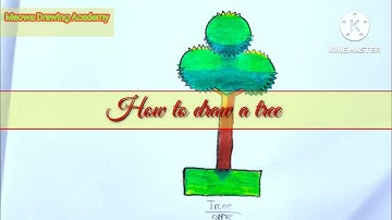 How to draw a tree|Simple drawing|For Kids|Official Video