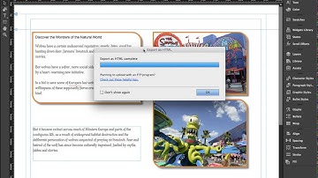 Adobe Muse - saving and exporting as HTML