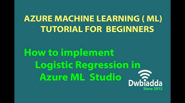 How to implement logistic regression in AZURE ML | Azure ML tutorial