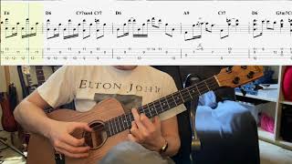 Shape Of My Heart (Solo Bass Arrangement with Tab and Sheet Music)
