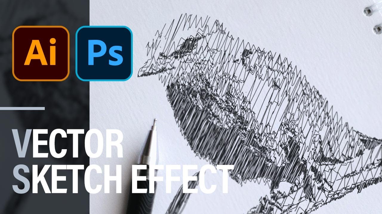 Illustratorの 落書き 効果を使って写真をラフスケッチ風のイラストにする Connecre