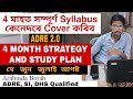 Adre 4 months strategy and study plan