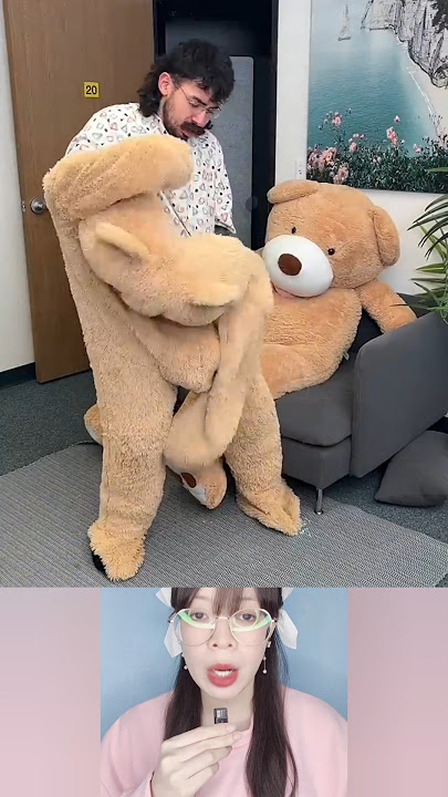 COWOK INI SENGAJA PAKAI KOSTUM BONEKA BERUANG KARNA DIA GAK MAU MINUM OBAT⁉️ | Esterviona #shorts