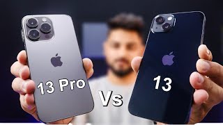 iPhone 13 vs iPhone 13 Pro Comparison in Hindi | Display | Camera | BGMI | Battery | Mohit Balani