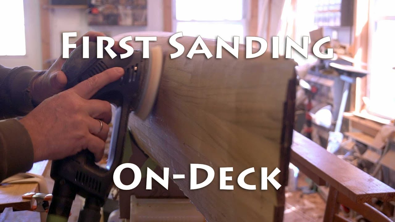 First Sanding On-Deck - microBootlegger Sport - E34