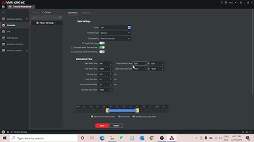 How to create General timetable for Time and Attendance via iVMS 4200 AC