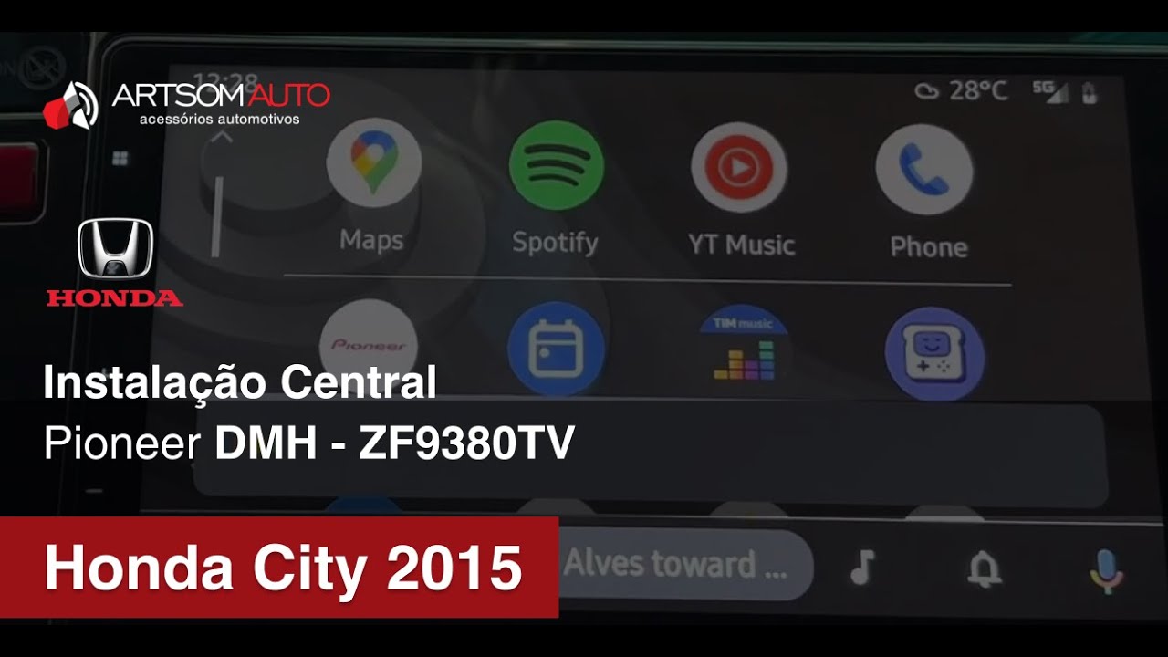 Honda City 2015 - Instalação DMH - ZF9380tv - ArtsomAuto