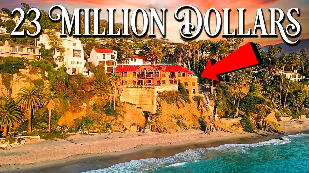 Внутри заброшенного особняка в Калифорнии стоимостью 23 миллиона долларов с частным выходом к пляжу!