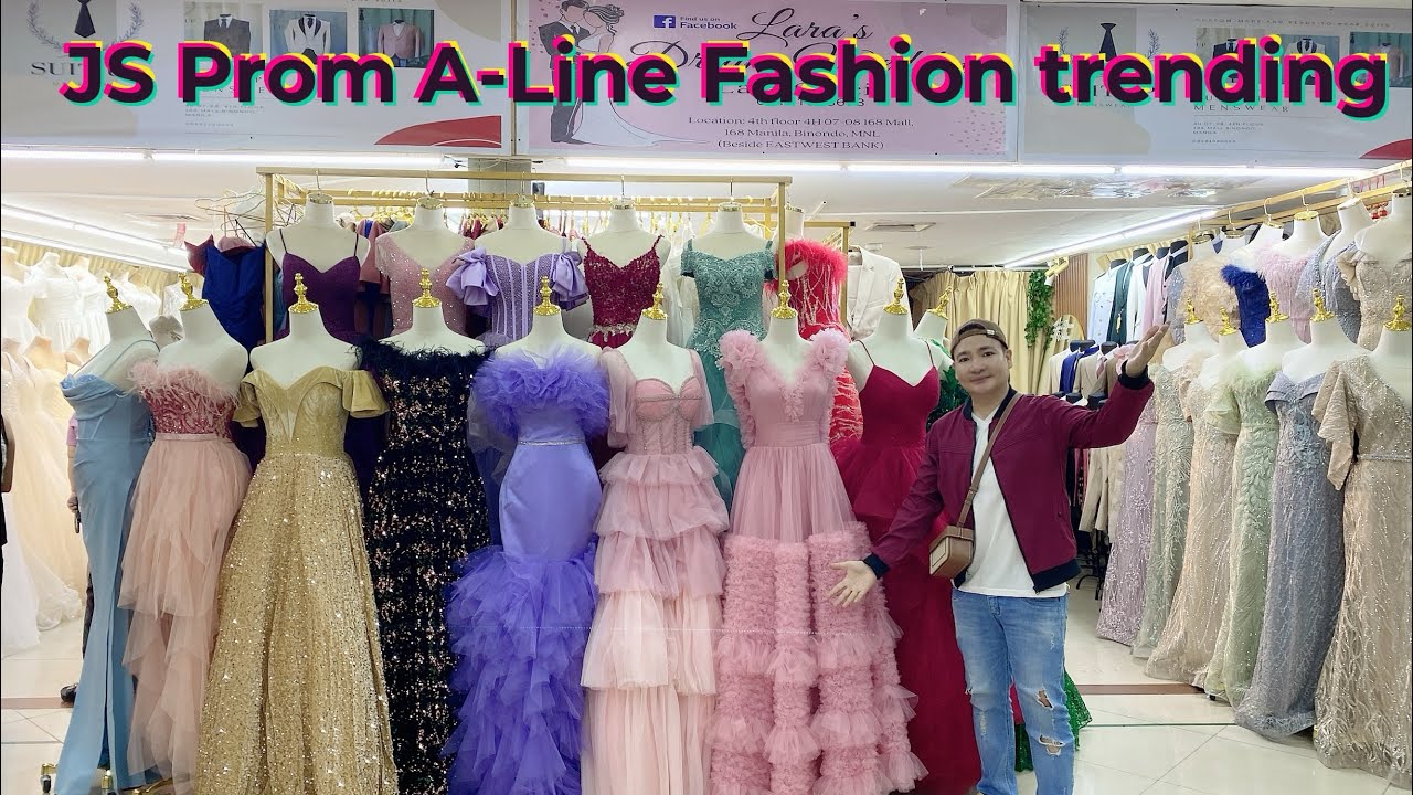 JS Prom A-Line trending outfit 2025 and Men's wear Armani Cut Divisoria Vlog