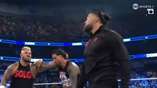 Roman Reigns & Solo Sikoa Destroys Jey Uso With Spear Spike WWE Smackdown 2023 Highlights