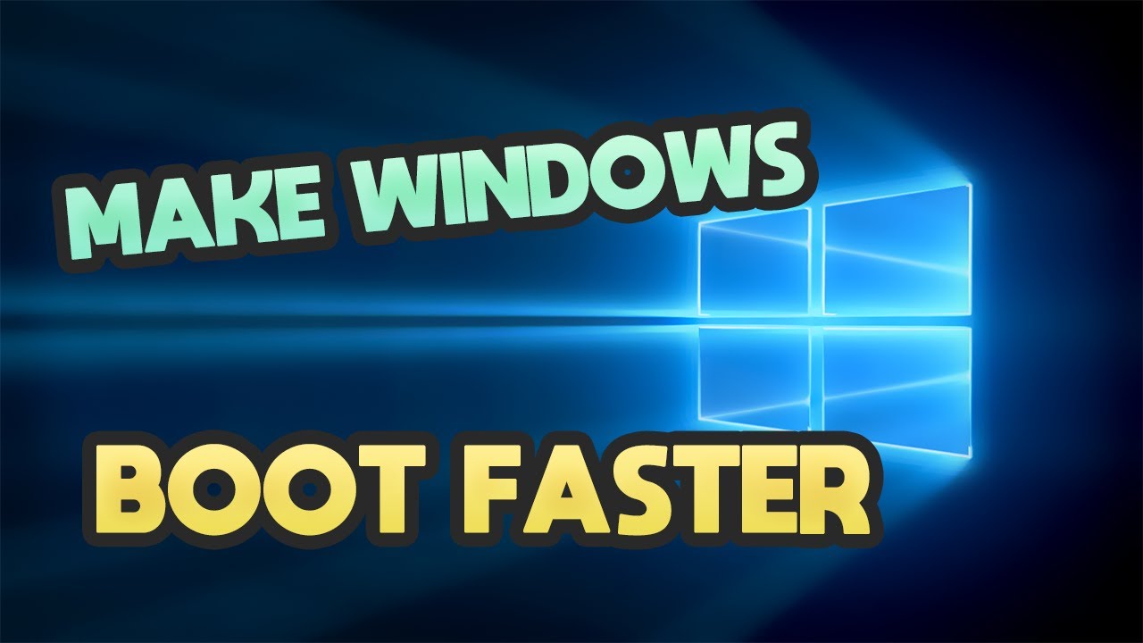 HOW TO SPEED UP WINDOWS 10 2020 BOOT TIME | MAKE WINDOWS LOAD FASTER ...