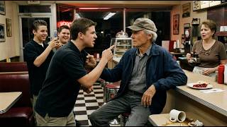 Teen Bullies Cornered an Elderly Man in a Diner — He Was Clint Eastwood