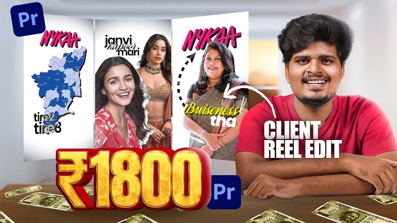 How I Edit ₹1800 Reel in Premiere Pro 🎬🔥 | Tamil