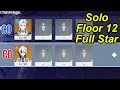 Solo Neuvillette C0 & Arlecchino C0 spiral abyss floor 12 genshin impact