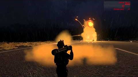 Arma 3 JSRS 2.2 Blastcore A3 TPW Mods night test