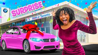 Surprising My Niece With Her FIRST CAR For Her 16th Birthday! *She Cries*