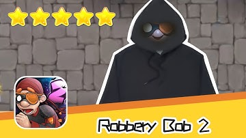 Robbery Bob 2 Hauntington Level #10 Walkthrough Black Hood Suit Recommend index five stars