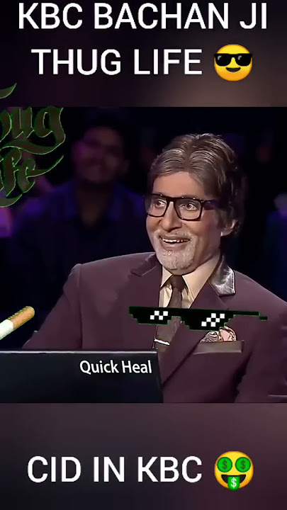 Amitabh Bachan Thug life answer 😎😍 | CID in KBC | Part 2 | Harshit Bhai