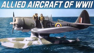 Allied Aircraft Of WWII. The Fight Against Germany. Northrop N-3PB, Spitfire, And The Meteor