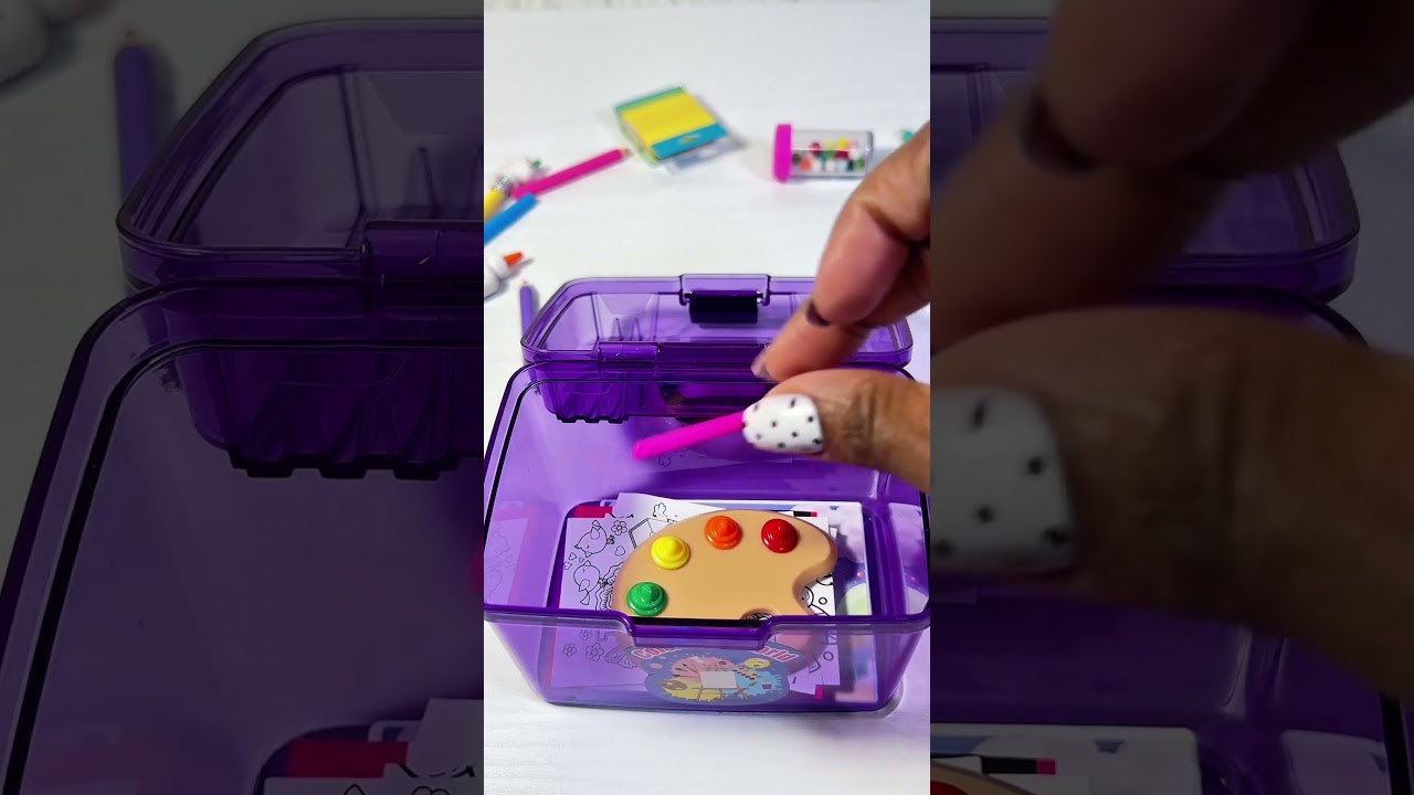 Let's Unbox My life as Purple Art Supplies ✨🌈 ASMR Satisfying Video 