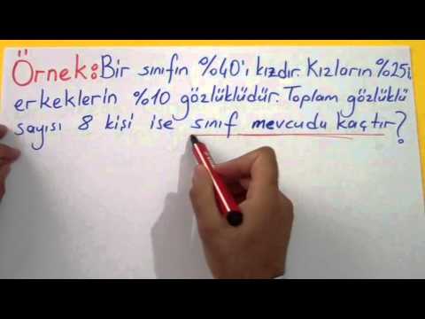 YÜZDE PROBLEMLERİ - Şenol Hoca