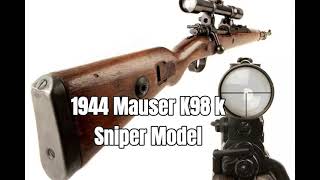 Mauser K98 K Sniper Rifle 1944