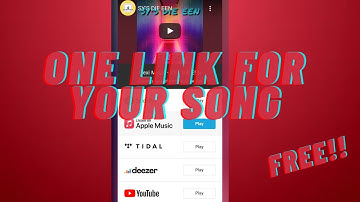 one link for all songs your music | Youtube, Spotify, Apple, Linktree