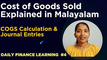 Cost of Goods Sold (COGS) - Complete Malayalam Tutorial | Accounting Basics