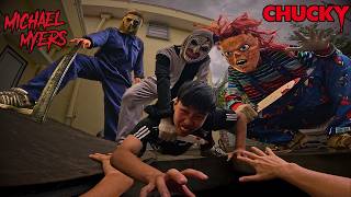 We Got Surrounded By 3 Killer Clown Parkour Horror Pov Ep.48