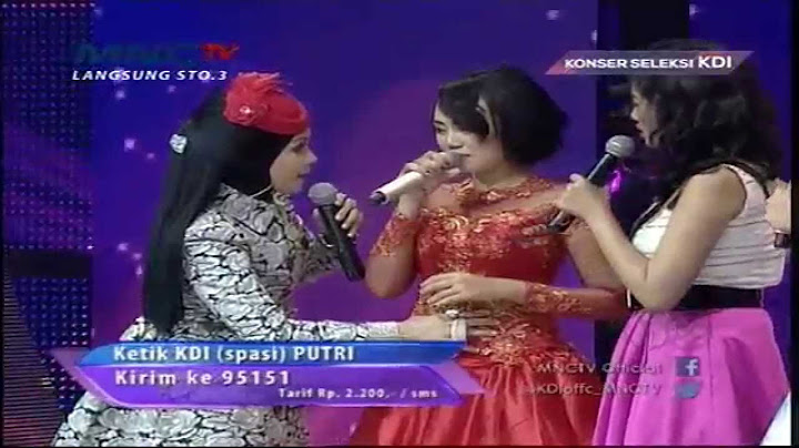 Coaching Cara Bernyanyi Dari Erie Susan dan Iyeth Bustami - Konser Seleksi KDI 2015 (25/3)
