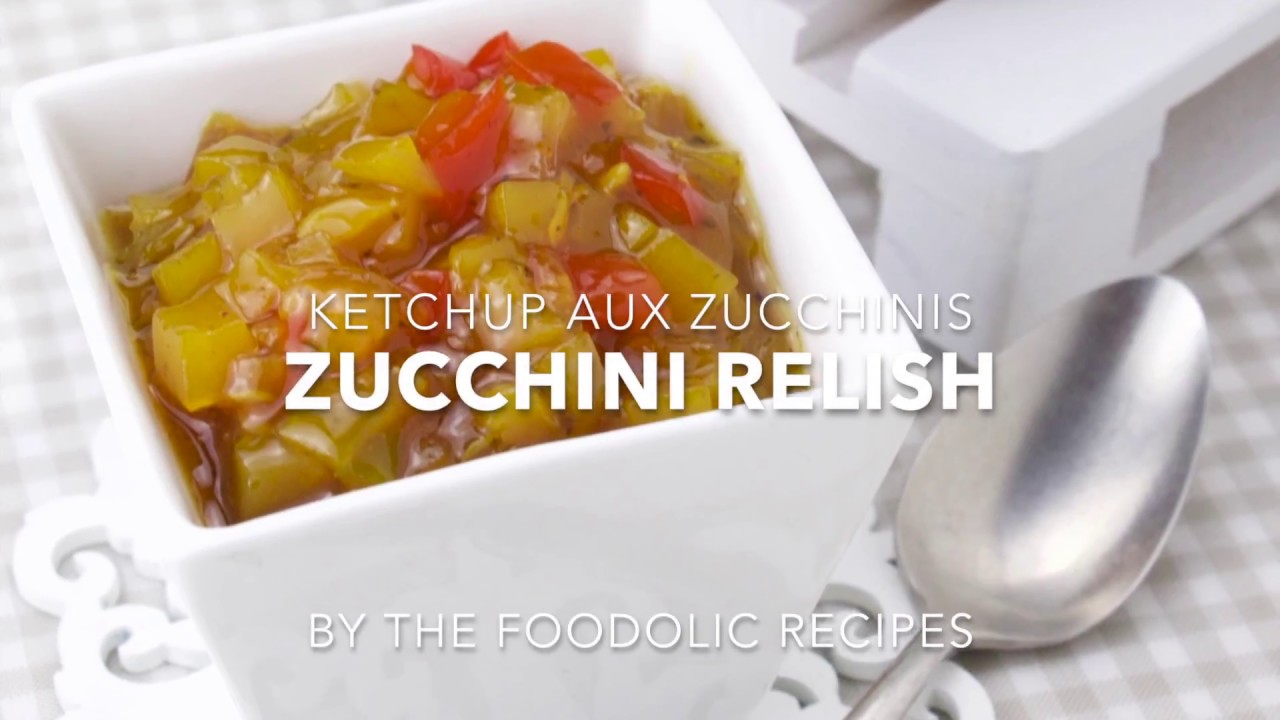 Zucchini relish (ketchup aux zucchini) - YouTube