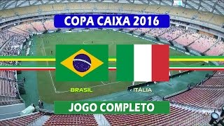Brasil x Itália  Jogo Completo  Final da Copa Caixa de Futebol Feminino (20/12/2016)