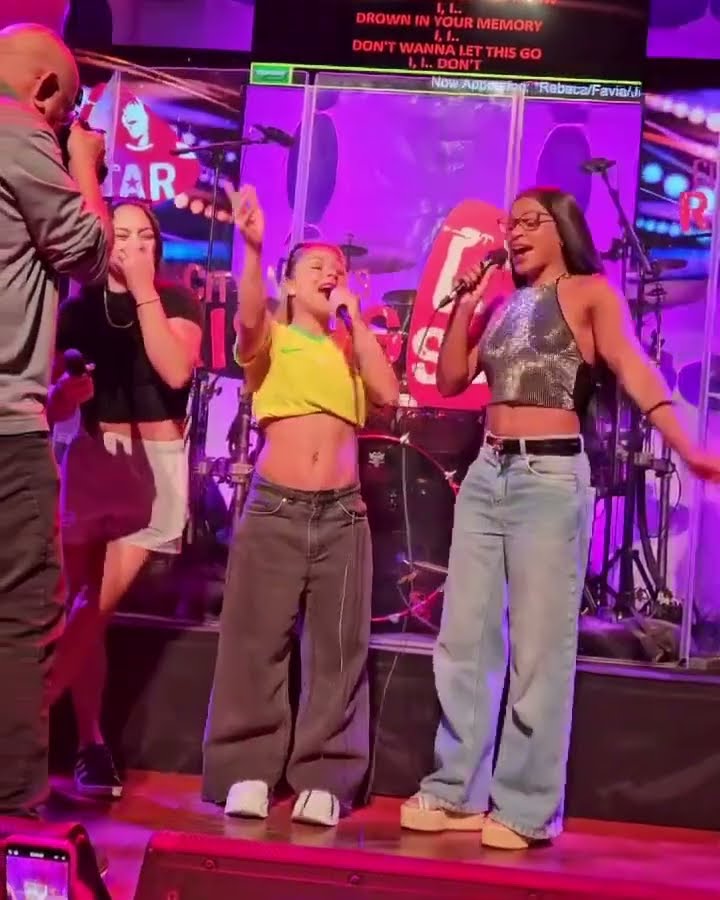 NOSSAS MEDALHISTAS ARRASANDO NO KARAOKÊ!???? Rebeca, Flávia e Julia soltaram a voz #shorts